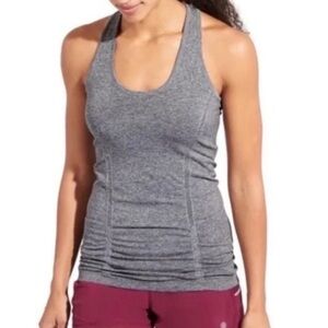 Athleta Women’s Fastest Track Racerback Tank Heather Gray Sz XL